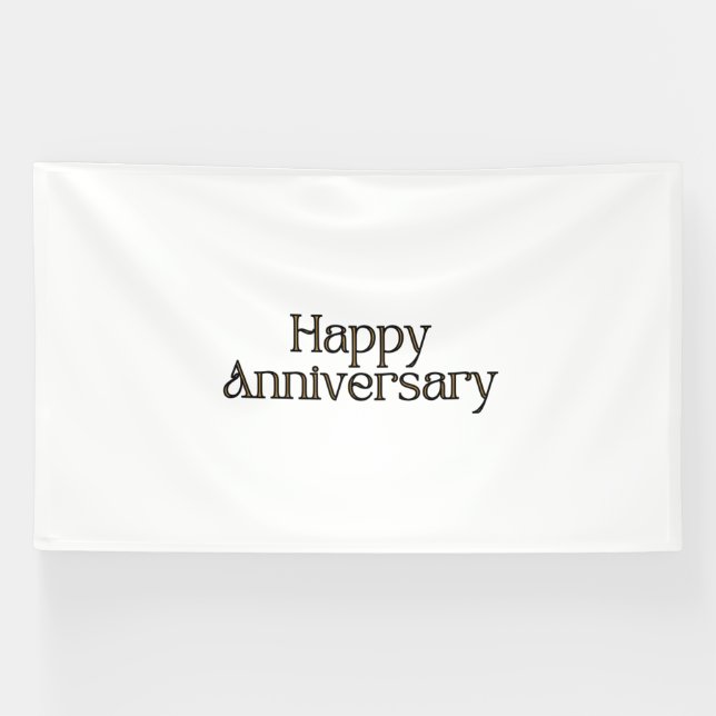 Jubiläum 6x10 Vinyl Banner (Horizontal)