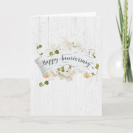 Jubiläum auf Birch Scroll mit Ivvy Karte