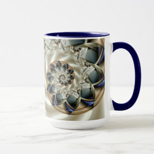 Jubiläum Beautiful Abstrakt Fine Art Fraktal Tasse