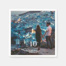 Jubiläum benutzerdefiniertes Foto-Hochzeit chic we