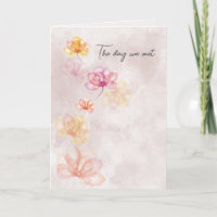 Jubiläum Blume auf rosa Abstrakt