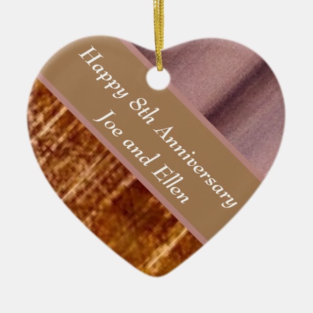 Jubiläum, Bronze und Töpferei Keramik Ornament (Vorne)