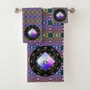 Jubiläum der 6. Hochzeit Badhandtuch Set