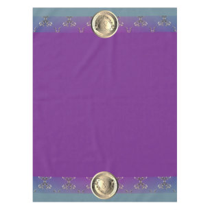 Jubiläum der 8. Hochzeit Bronze-Herz-Emblem Tischdecke