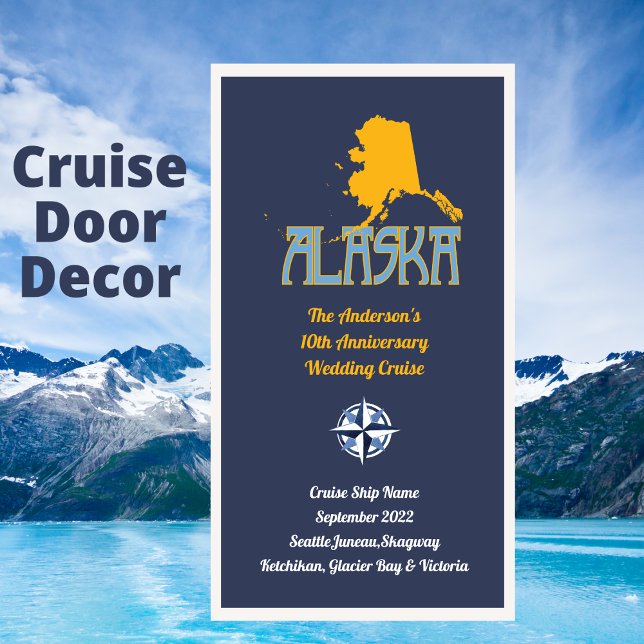 Jubiläum der Alaska Family Cruise Decor Türsignatu Banner (Von Creator hochgeladen)