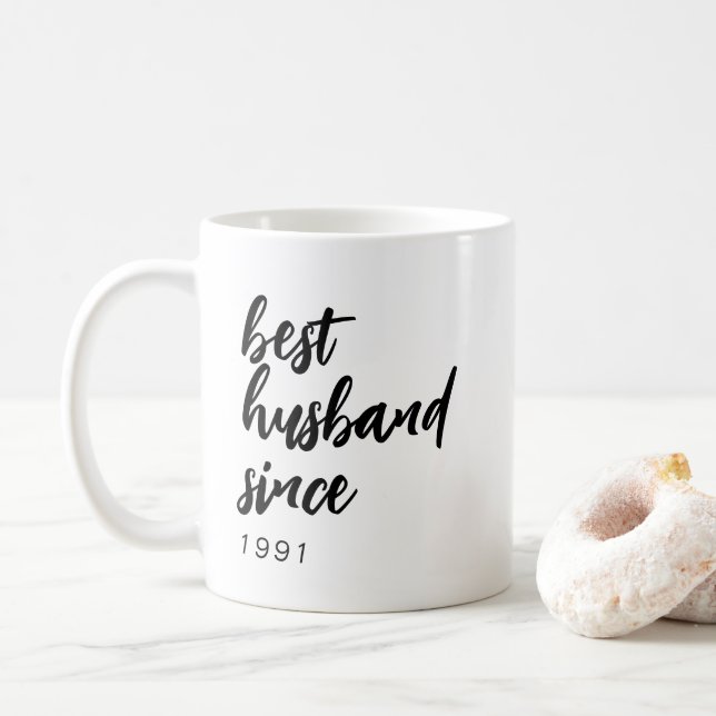 Jubiläum der besten Husband-Valentinstag Kaffeetasse (Mit Donut)