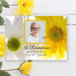 Jubiläum der Blume des Gelben und Weißen Daisy Einladung