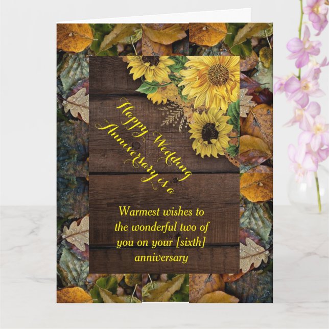 Jubiläum der geflochtenen Grußkarte Karte (Orchidee)