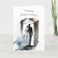 Jubiläum der Hochzeit im ersten Jahr