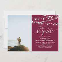 Jubiläum der Hochzeit in Burgund im 40. Foto