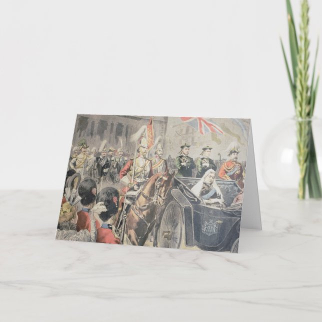 Jubiläum der Königin von England Karte (Vorderseite)