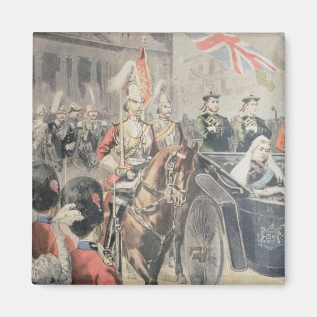 Jubiläum der Königin von England Magnet (Vorne)