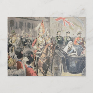 Jubiläum der Königin von England Postkarte
