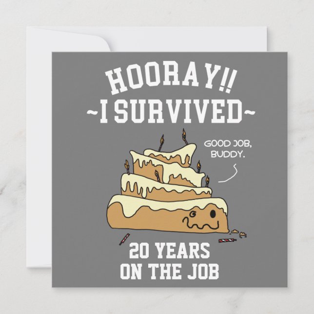 Jubiläum der Mitarbeiterbewertung (Vorderseite)