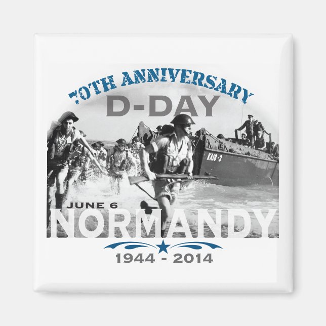 Jubiläum der Normandie zum 70. Magnet (Vorne)