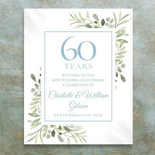 Jubiläum des 60. Jubiläums Willkommen Poster