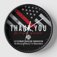 Jubiläum des Feuerwehrmanns "Red Line Retirement"