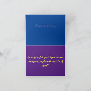 Jubiläum des Goldes Karte