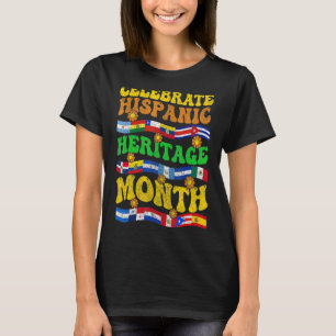 Jubiläum des hispanischen Erbes Monatsmonat Shirt, T-Shirt