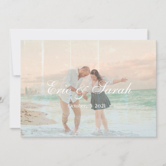 Jubiläum des Vintagen/alten Fotos Ankündigung (Vorderseite)