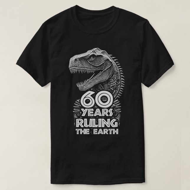 Jubiläum Dinosaurier liebt Geburtstag T-Shirt (Design vorne)