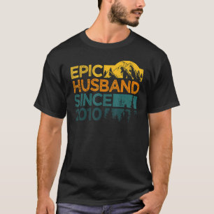 Jubiläum Ehemann Epic Hubby Ehefrau T-Shirt