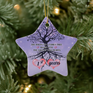 Jubiläum Einzigartige Geschenkidee Keramik Ornament