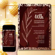 Jubiläum feiern Imitate Digitale Foil