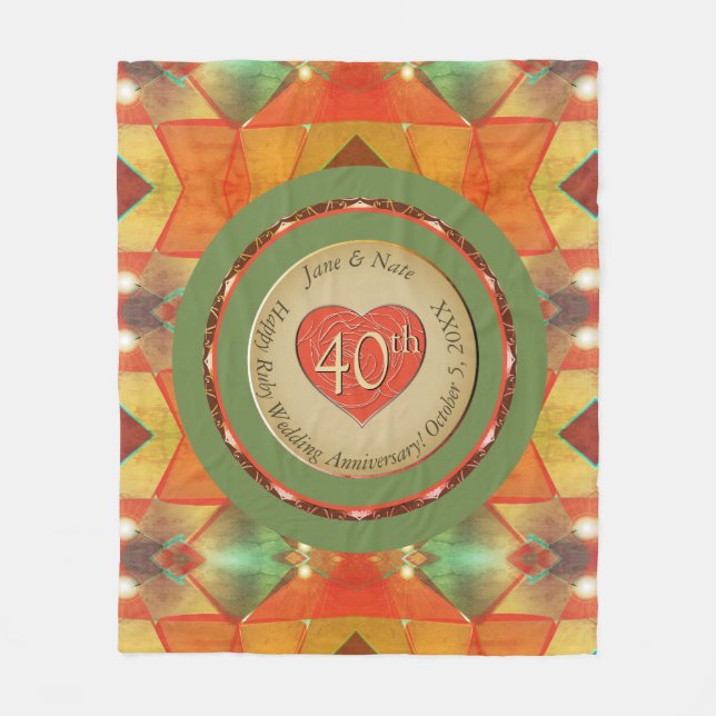 Jubiläum Fleece Blanket (Vorderseite)