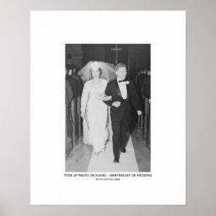 Jubiläum Foto mit Border unterschreiben Gästebuch