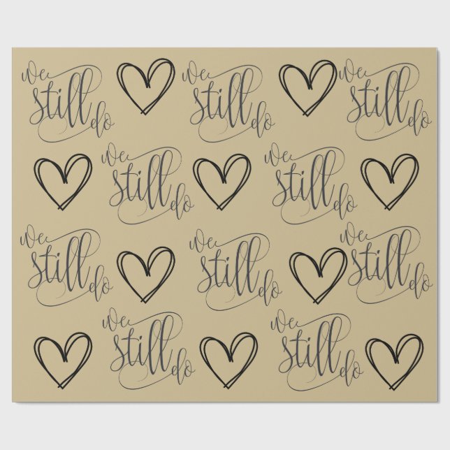 Jubiläum Gold Theme Geschenkpapier (Flach)