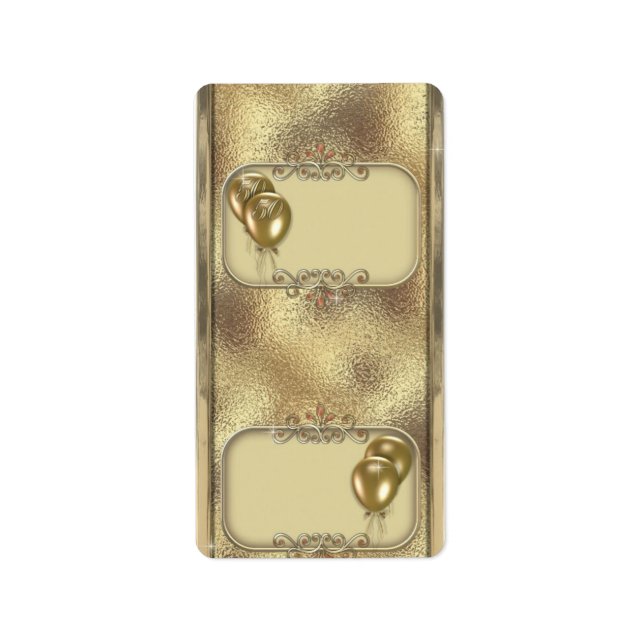 Jubiläum Hersheys Miniatur Bonbonverpackung Bar Adressaufkleber (Vorne)