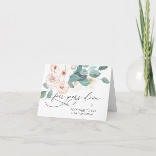 Jubiläum Hochzeit 4. Jubiläum    Karte