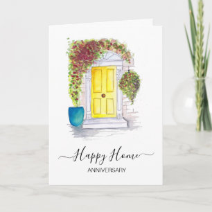 Jubiläum Ihres neuen Zuhause Real Anwesen Agent Karte