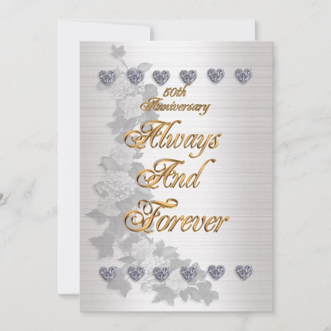 Jubiläum Party Einladung Viktorianische Engel (Vorderseite)