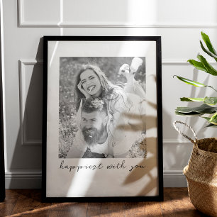 Jubiläum Personalisiertes Romantisches Foto Poster