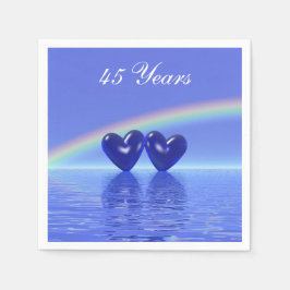 Jubiläum Sapphire Hearts Serviette