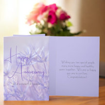 Jubiläum von Dusty Blue Floral