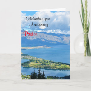 Jubiläum von Pastor Karte