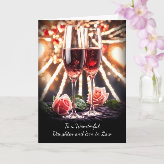 Jubiläum von Tochter und Sohn im Jura Karte (Orchidee)