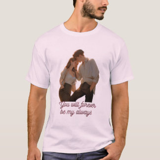 Jubiläums- und Valentinsgeschenk für romantisches  T-Shirt