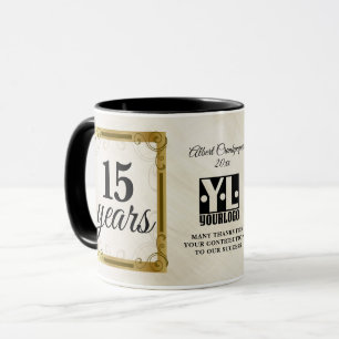 Jubiläumsauszeichnung für Mitarbeiterleistung Tasse