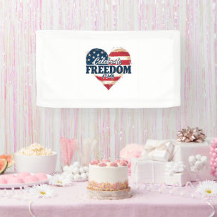 Jubiläumsbanner zum 4. Juli Banner