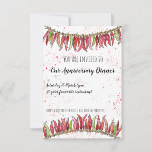 Jubiläumsdinner Einladung Geschenk