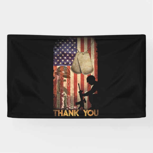 Jubiläumsfahne für den 4. Juli Banner (Horizontal)