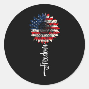 Jubiläumsfeier 4. Juli Unabhängigkeitstag Amerikan Runder Aufkleber