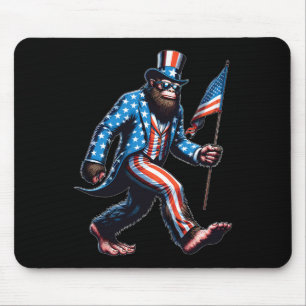 Jubiläumsfeier am 4. Juli Bigfoot Sasquatch - Amer Mousepad