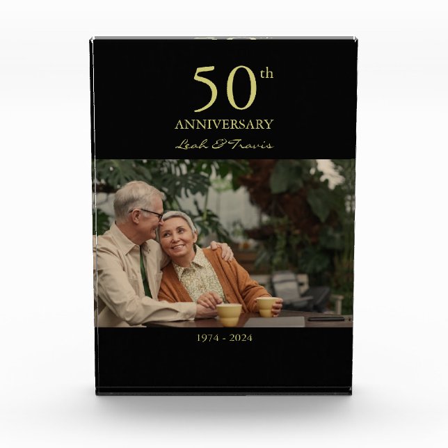 Jubiläumsfeier Foto Hochzeit modern (Vorderseite)