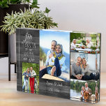 Jubiläumsfeier nach dem Foto Acryl Auszeichnung<br><div class="desc">Foto zum Hochzeitstag, das Sie für jedes Jahr und 5 Ihrer Lieblingsfotos personalisieren können. Die Formulierung lautet "# Jahre in unserem glücklichen immer nachher" und die Vorlage ist für Sie bereit, das Jubiläumsjahr, Ihren Namen und das feststehende Datum hinzuzufügen. Das Design hat einen grauen rustikalen Holzlook, mit lässigen Schriften und...</div>