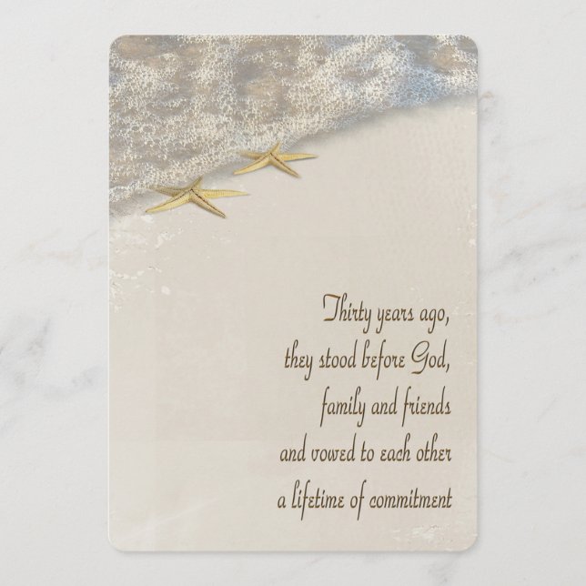 Jubiläumsfeier: Programm für neuerliche Hochzeiten (Vorderseite)